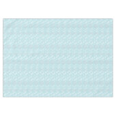Nappe Aquamarine avec Snowflakes Tissu de table de vacan (Devant (Horizontal))
