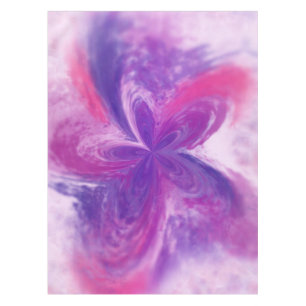 Nappe Aquarelle à fleurs d'Imaginaire Abstrait peint