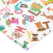 Nappe Aquarelle Animal Alphabet Cute (Angle)