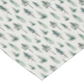 Nappe Aquarelle Arbres de Noël Motif de vacances (Angle)