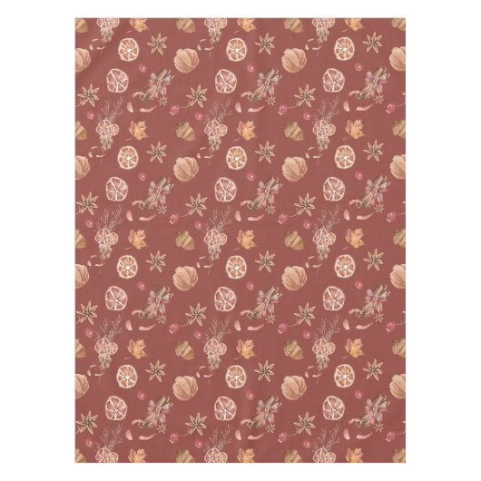 Nappe Aquarelle Automne L'Action de grâce (Devant)