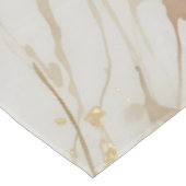 Nappe Aquarelle beige et bleu Marbre Abstrait (Angle)