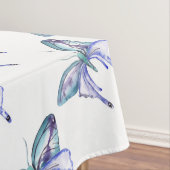 Nappe aquarelle bleu bleu pourpre papillon (In Situ)