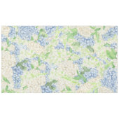 Nappe Aquarelle bleu et blanc Mariage de crête d'Hydrang (Devant (Horizontal))