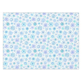 Nappe Aquarelle bleue Flammes de neige et étincelles d'h (Devant (Horizontal))