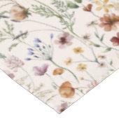 Nappe Aquarelle Boho motif floral (Angle)