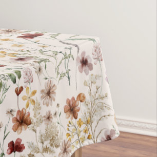Nappe Aquarelle Boho motif floral