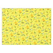 Nappe Aquarelle Citron & Feuilles 4 (Devant (Horizontal))