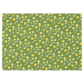 Nappe Aquarelle Citron & Feuilles 5 (Devant (Horizontal))