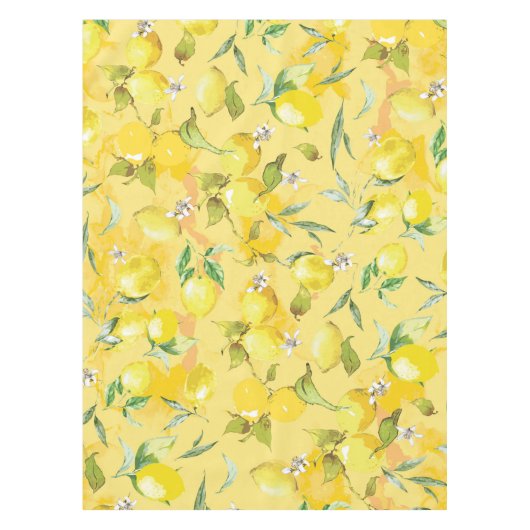 Nappe Aquarelle citron IV (Devant)
