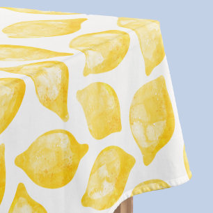 Nappe Aquarelle Citron Motif