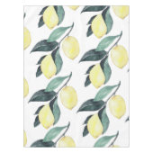 Nappe Aquarelle Citrons jaunes Motif sans couture (Devant)