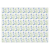 Nappe Aquarelle Cornouailles Fleur sauvage Bleu Floral (Devant (Horizontal))
