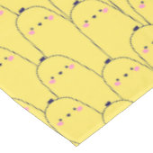 Nappe Aquarelle Cute Jaune Chick & Bunny Motif (Angle)