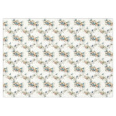 Nappe Aquarelle de charme Oiseaux de Pâques et printemps (Devant (Horizontal))