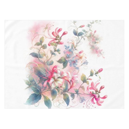 Nappe Aquarelle de chou rose (Devant (Horizontal))