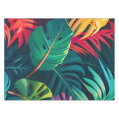 Nappe Aquarelle de feuillage tropical Paradis (Devant (Horizontal))