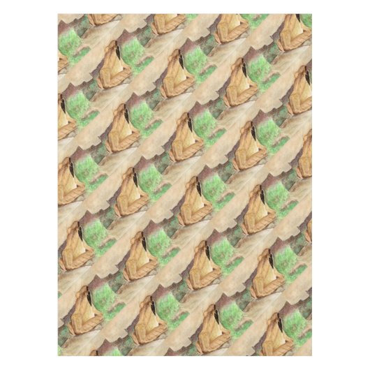 Nappe Aquarelle de grenouille à bois (Devant)