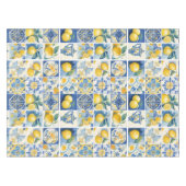 Nappe Aquarelle de la côte amalfitaine Citron méditerran (Devant (Horizontal))