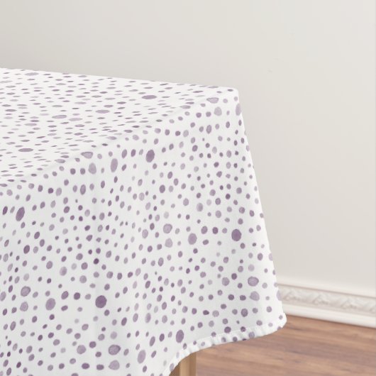 Nappe Aquarelle de prune Confetti Chiffres de table (In Situ)