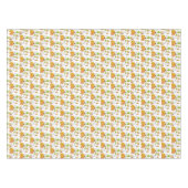 Nappe Aquarelle de Thanksgiving Citrouilles (Devant (Horizontal))