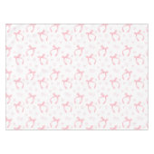 Nappe Aquarelle de vaches roses avec coeur (Devant (Horizontal))
