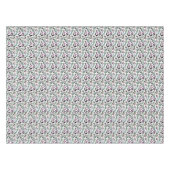 Nappe Aquarelle de verdure fleurie Motif sans couture (Devant (Horizontal))