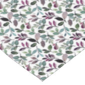 Nappe Aquarelle de verdure fleurie Motif sans couture (Angle)