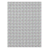 Nappe Aquarelle de verdure fleurie Motif sans couture (Devant)