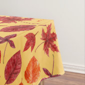 Nappe Aquarelle des feuilles rouges (In Situ)