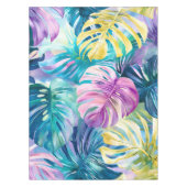 Nappe Aquarelle d'or Paradis Feuille tropical (Devant)
