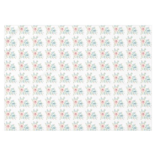 Nappe Aquarelle douce Pastel Blooming Cactus (Devant (Horizontal))