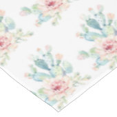 Nappe Aquarelle douce Pastel Blooming Cactus (Angle)