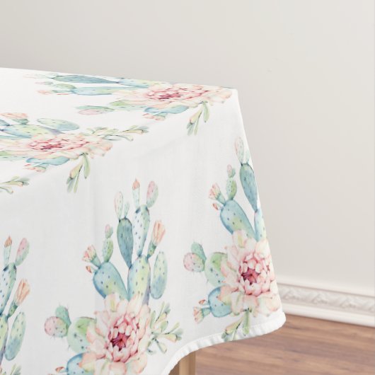Nappe Aquarelle douce Pastel Blooming Cactus (In Situ)