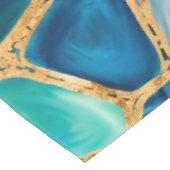 Nappe Aquarelle et cellules d'or - océan (Angle)