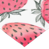 Nappe Aquarelle et encre de fraises (Angle)