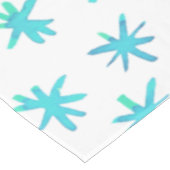Nappe Aquarelle étoile - turquoise (Angle)
