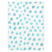 Nappe Aquarelle étoile - turquoise (Devant)