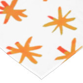 Nappe Aquarelle étoiles - orange (Angle)