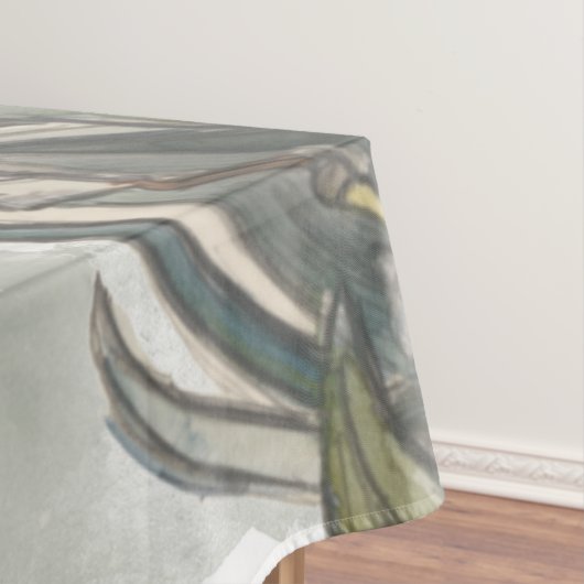 Nappe Aquarelle Eucalyptus Verdure Feuille (In Situ)