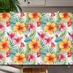 Nappe Aquarelle exotique Floral hawaïen