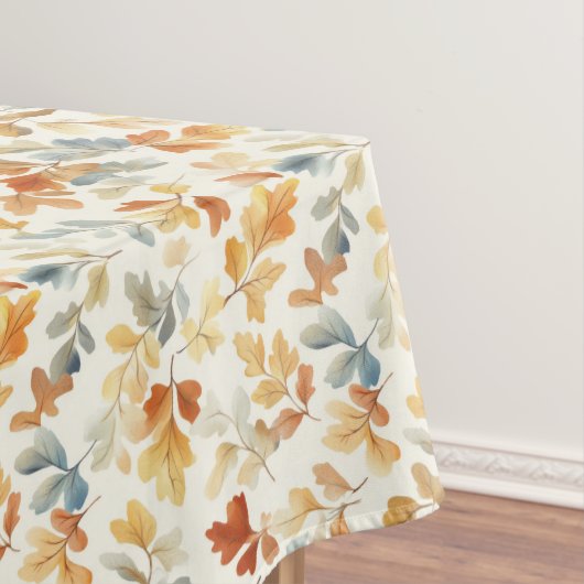 Nappe Aquarelle Feuilles Automnes - Cosy Fall Nature (In Situ)