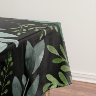 Nappe Aquarelle Feuilles de verdure