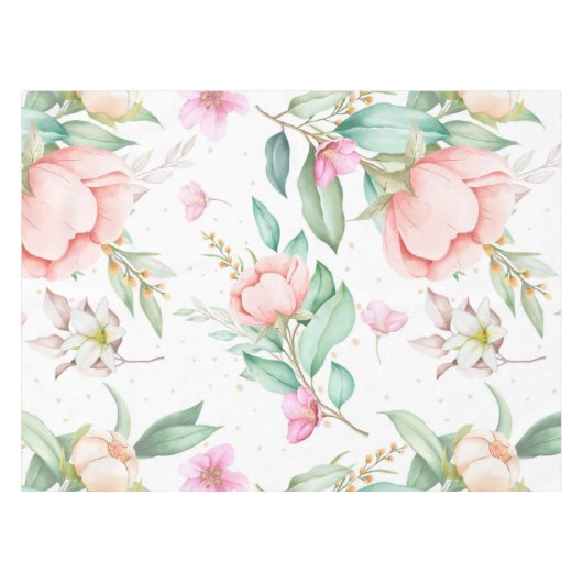 Nappe Aquarelle florale (Devant (Horizontal))