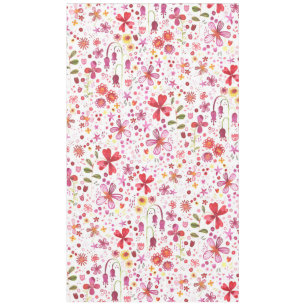Nappe Aquarelle florale brillante Boho