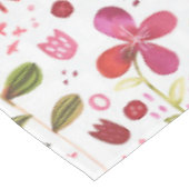Nappe Aquarelle florale brillante Boho (Angle)