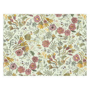 Nappe Aquarelle Florale Fleurs d'abeille Élégante Modern