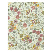 Nappe Aquarelle Florale Fleurs d'abeille Élégante Modern (Devant)