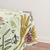 Nappe Aquarelle Florale Fleurs d'abeille Élégante Modern (In Situ)