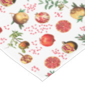 Nappe Aquarelle grenade Motif de fruits méditerranéen (Angle)